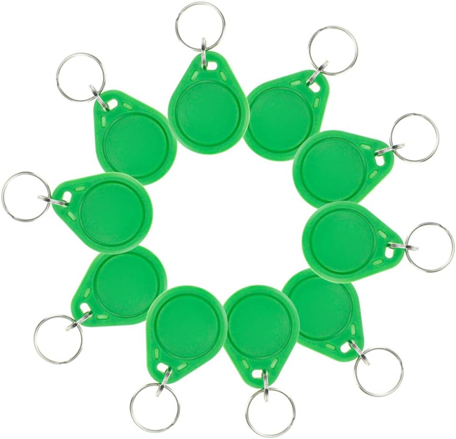 LLAVERO IDENTIFICACION PROXIMIDAD MF RFID 13.56MHZ RESIST. AGUA (PACK 10UD)