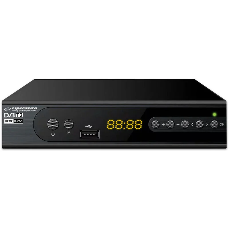 SINTONIZADOR TDT ESPERANZA EV106P HDMI SCART USB (PILAS INCLUIDAS)