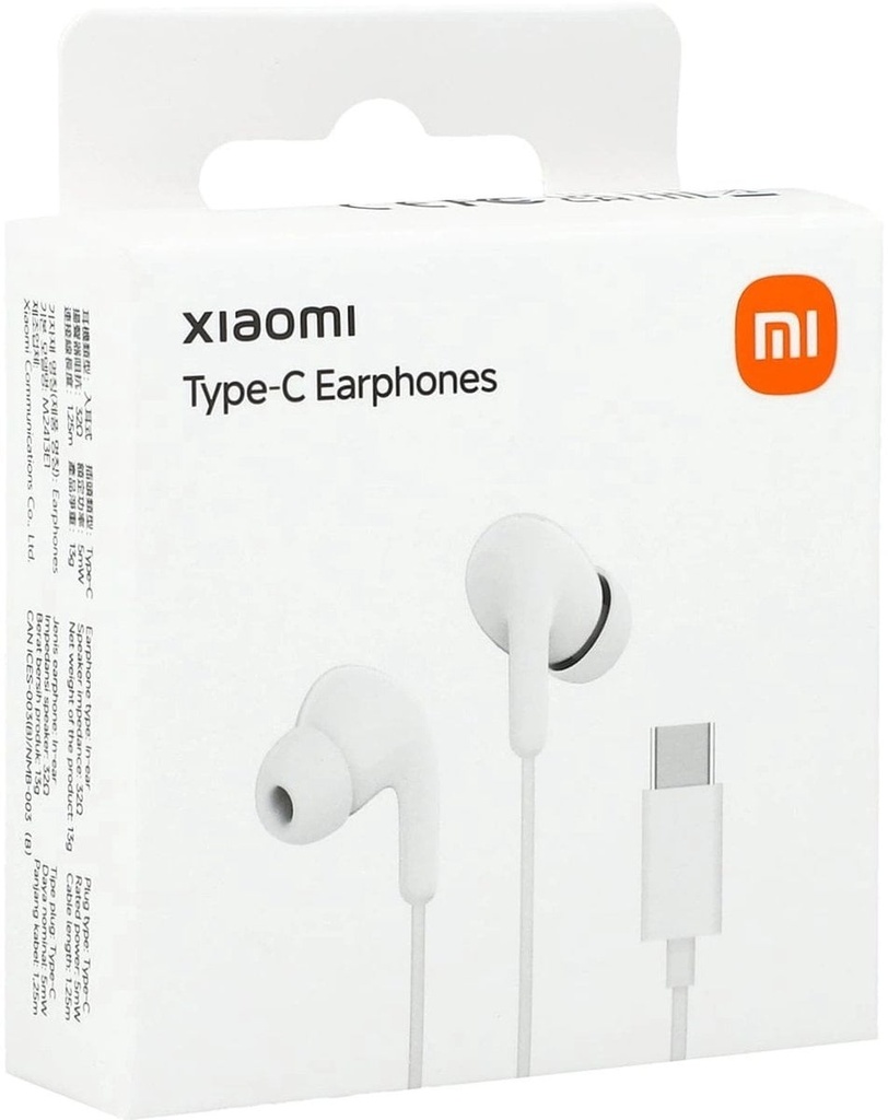 AURICULARES INTRAUDITIVOS CON MICRO XIAOMI  USB-C BHR8930GL BHR8931GL