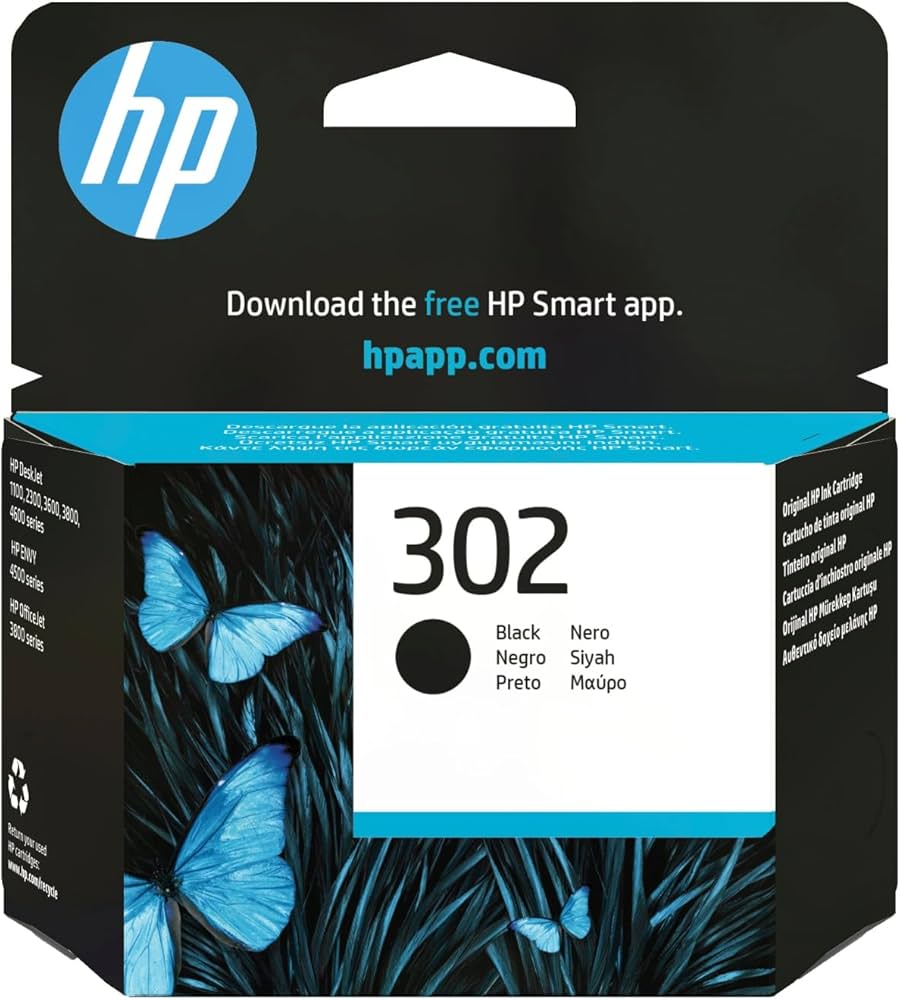 C O HP 302 NEGRO F6U66AE