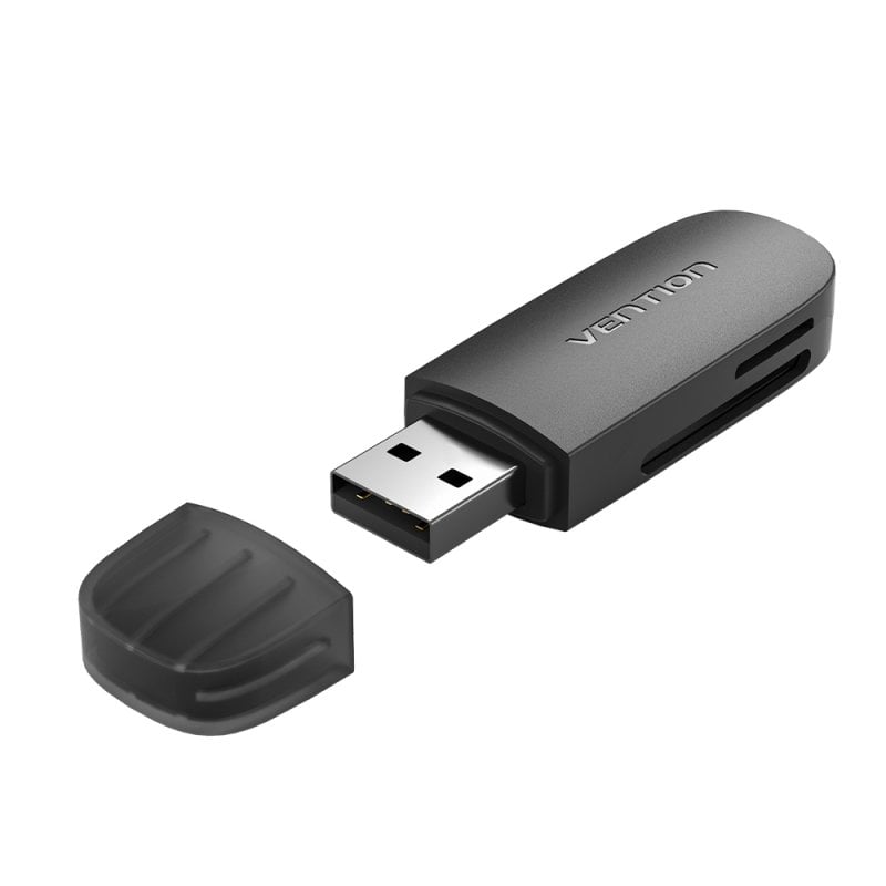 LECTOR EXTERNO TARJETAS MICROSD / SD USB 3.0 + USB-C (TIPO PENDRIVE) VENTION CLLH0