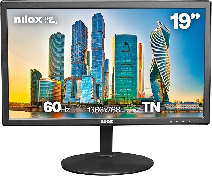 MONITOR 18,5" NILOX NXM19FHD11 5MS TN HD HDMI VGA VESA 75