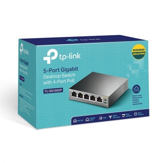 SWITCH 5 PUERTOS TP-LINK TL-SG1005P (GIGABIT) (POE)