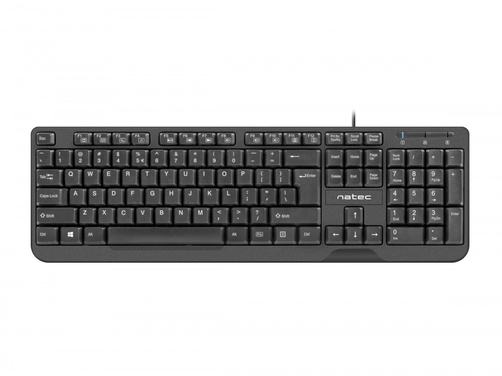TECLADO USB NATEC TROUT SLIM MULTIMEDIA NKL-1720