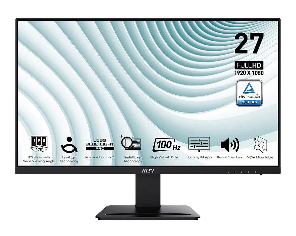 MONITOR 27" MSI MP273A 100HZ 1MS FHD IPS ALTAVOCES DP HDMI VGA
