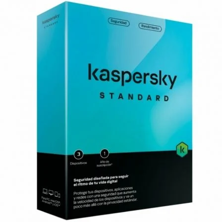 SOFTWARE KASPERSKY STANDARD (3 DISPOSITIVOS) (1 AÑO)
