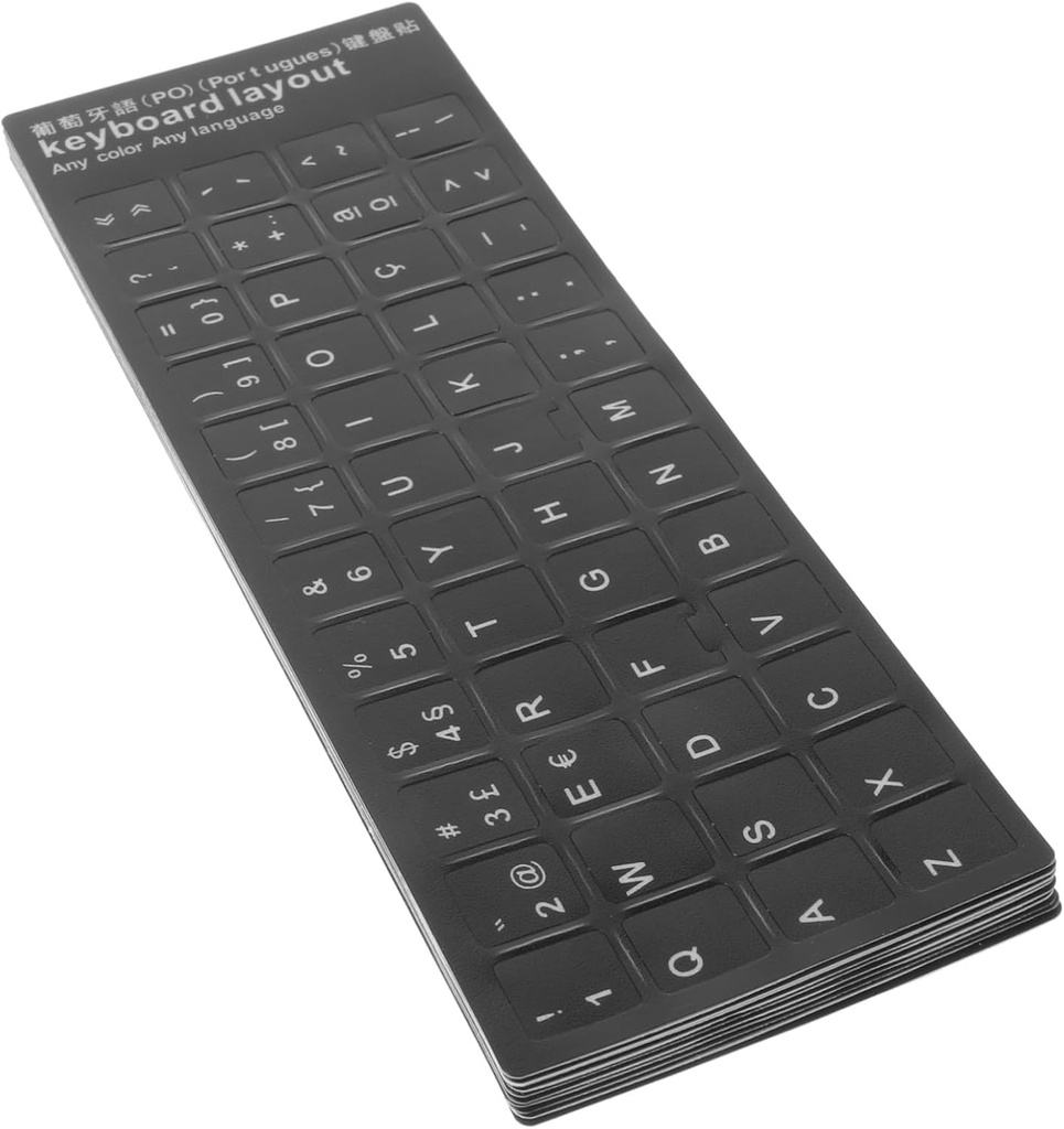 PEGATINAS EN PORTUGUES PARA TECLADO DE PORTATIL