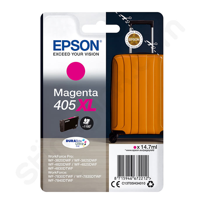 C O EPSON T405XLM MAGENTA 1100 PAG C13T05H34010