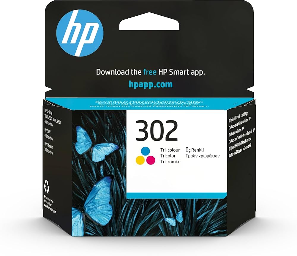 C O HP 302 COLOR F6U65AE