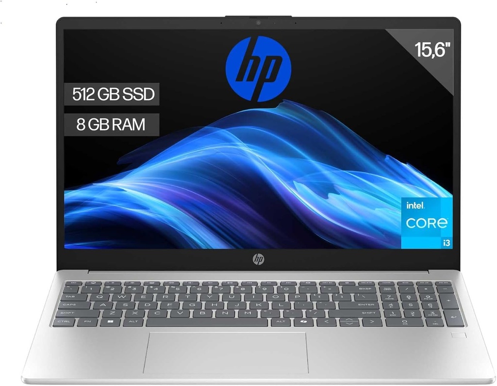PORTATIL 15,6" HP 15-FD I3-N305 8GB 512GB SIN S.O. + PACK 578€ (CON AC)