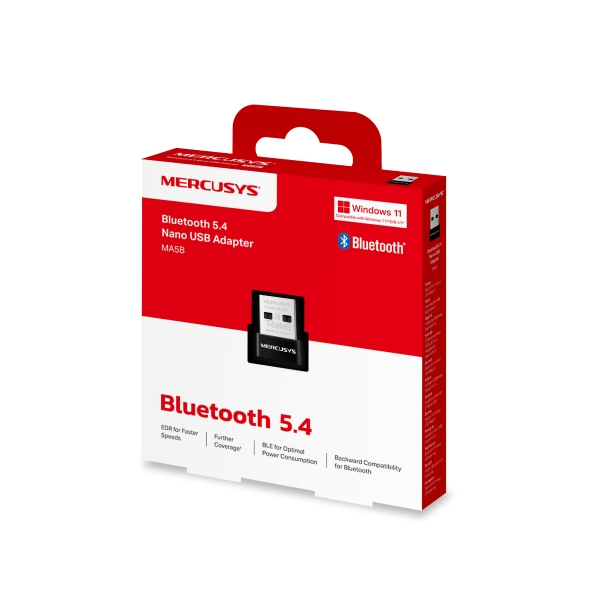 ADAPTADOR BLUETOOTH 5.4 USB MERCUSYS MA5B
