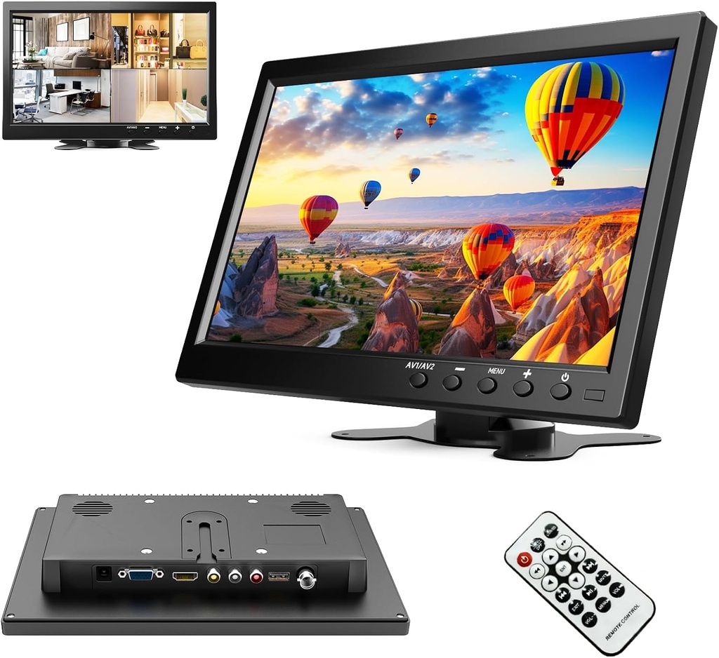 MONITOR 10,1" ALTAVOCES BNC HDMI MANDO RCA USB VESA75 VGA K0202EU
