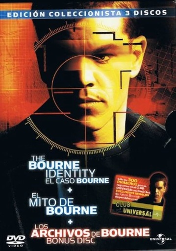 [Z009362] LOS ARCHIVOS DE BOURNE (EL CASO+EL MITO) DVD VIDEO -  EDICION COLECCIONISTA