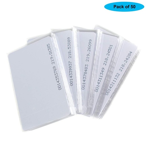 [Z009812] PACK 5 TARJETAS DE IDENTIFICACION RF ID PROXIMIDAD