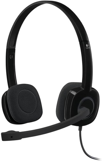 [Z012988] AURICULARES DIADEMA CON MICRO LOGITECH H151 (JACK)