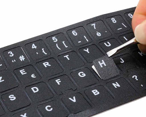 [Z012550] PEGATINAS EN ESPAÑOL PARA TECLADO DE PORTATIL