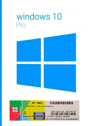 [Z012362] SOFTWARE WINDOWS 10 PRO OEM COA 2023