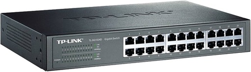 [Z012691] SWITCH 24 PUERTOS TP-LINK TL-SG1024D (SOBREMESA-ENRACABLE) (GIGABIT)
