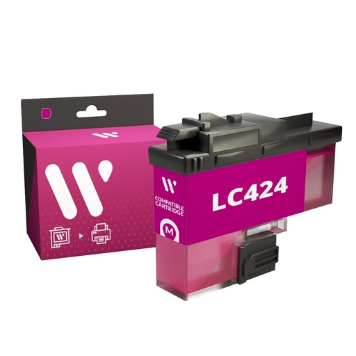 [Z013948] C C BROTHER LC424M MAGENTA 750 PAGS