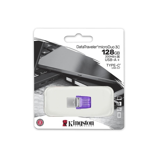 [Z011017] PENDRIVE 128GB USB 3.1 CON OTG USB-C DTDUO3CG3/128GB