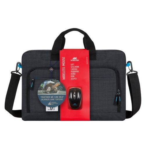 [Z020788] [Z020787] MALETIN PORTATIL 17,3" RIVACASE 8058 + RATON INALAMBRICO (NO INCLUYE PILAS 2xAAA)