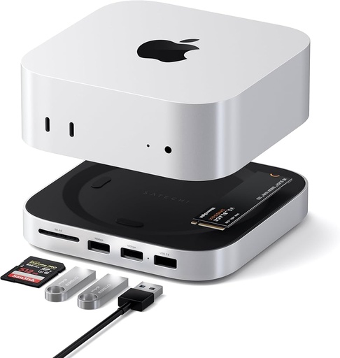[Z020895] HUB PARA MAC MINI (M4) CON CAJA PARA DISCO SSD NVME DE SATECHI