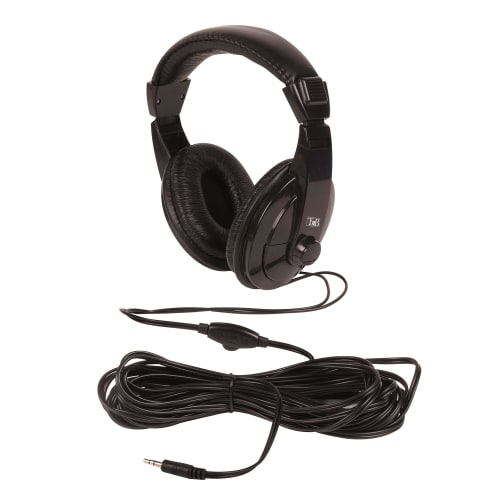 [Z021455] AURICULARES DIADEMA TNB CSHOME1 CONTROL VOLUMEN TV (CABLE 8M) (JACK 3.5+ADAP. JACK 6.3)
