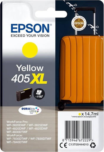 [Z013004] C O EPSON T405XLY AMARILLO 1100 PAG C13T05H44010