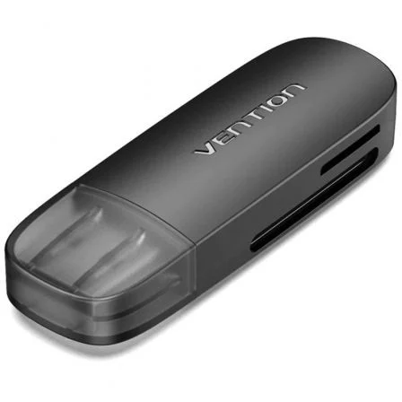 [Z013211] LECTOR EXTERNO TARJETAS MICROSD / SD USB 2.0 (TIPO PENDRIVE) VENTION CLEB0